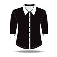 Blank shirt with long sleeves template N3