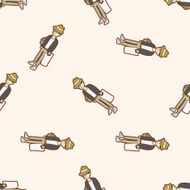shopper theme emets cartoon seamless pattern background N11
