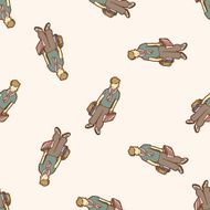 shopper theme emets cartoon seamless pattern background N13