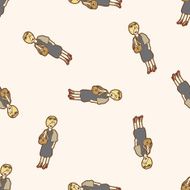 shopper theme emets cartoon seamless pattern background N18
