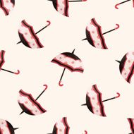 Umbrella cartoon seamless pattern background N39
