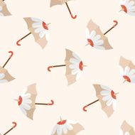 Umbrella cartoon seamless pattern background N40