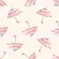 Umbrella cartoon seamless pattern background N42