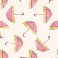Umbrella cartoon seamless pattern background N46