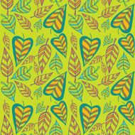 Leaf decorative seamless pattern N2