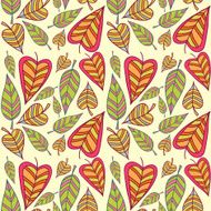 Leaf decorative seamless pattern N3