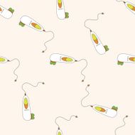 hair products theme dryer cartoon seamless pattern background N8