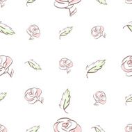 roses and leaves N3