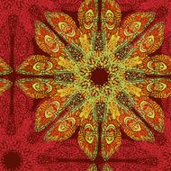 pattern of colorful abstract mandala shapes 3