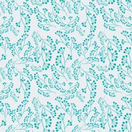 Cune nature branches seamless pattern