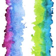 Watercolor colourful stripes N5