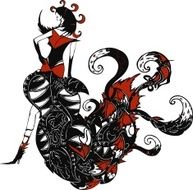 Illustration fantastic fashion