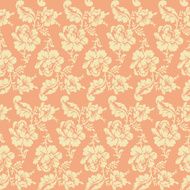 Roses pattern seamless Flower vector wallpaper