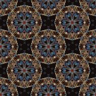 Ethnic tribal fashion abstract indian pattern