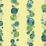 Seamless Vertical Strips of hand drew buttons