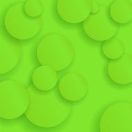 Green Circle Paper Background