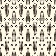 Seamless pattern with retro ornamental elements