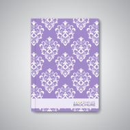 Modern abstract template layout for brochure magazine flyer booklet cover