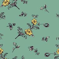 Seamless floral background N152