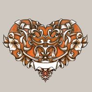 hearts illustrations vector pattern N2