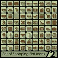 Set of shopping icons