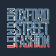 LondonTypography Graphics t-shirt