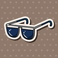 sun glasses theme elements N4