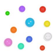 Sewing Buttons Illustration