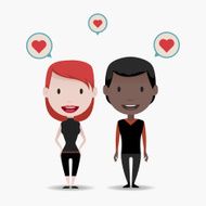 Couple Concept illustration