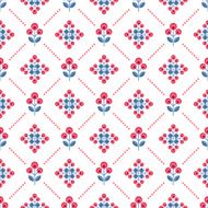 Seamless floral patern with abstract flowers N3