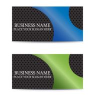 Vector abstract creative business cards N2