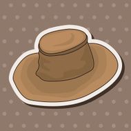 Fishing hat theme elements N7