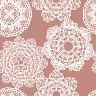 Lace white seamless mesh pattern N9
