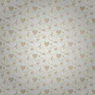 Vintage Pattern Wallpaper Silver Color