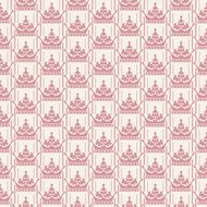 Seamless Pattern Vintage Wallpaper N4