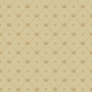 Vintage Pattern Wallpaper for Your Design Brown