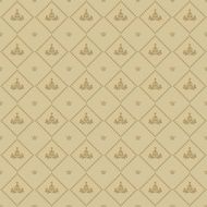 Vintage Pattern Wallpaper for Your Design Brown N3