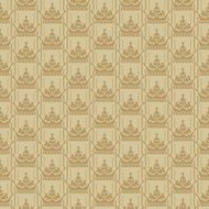 Vintage Pattern Wallpaper for Your Design Brown N4