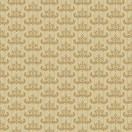 Vintage Pattern Wallpaper for Your Design Brown N8