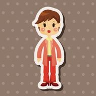 lady woman cartoon theme elements N23