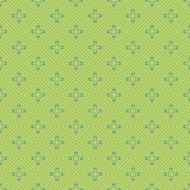 Vintage Pattern Wallpaper for Your Design Green N2