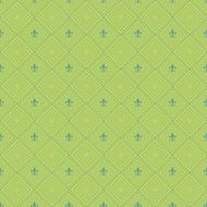 Vintage Pattern Wallpaper for Your Design Green N11