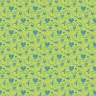 Vintage Pattern Wallpaper for Your Design Green N15