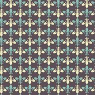 Seamless Pattern Vintage Wallpaper N28