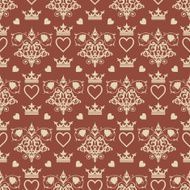 Seamless Pattern Vintage Wallpaper N30