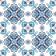 Seamless abstract floral pattern for fabric