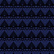 Black and blue lace seamless mesh pattern