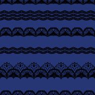 Black and blue lace seamless mesh pattern N2