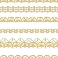 White and gold lace seamless stripes pattern N3