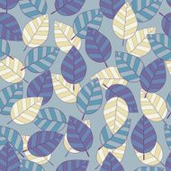 Seamless pattern with leaf abstract leaf texture